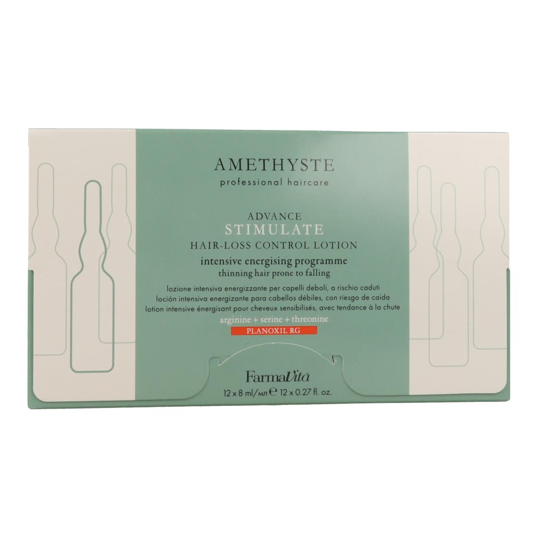 Amethyste Stimulate Hair Loss Control Intensive Lot. 12x8ml - Imagen 2