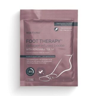 Beauty Pro Foot Therapy Collagen Infused Bootie With Removable Toe Tip 17g