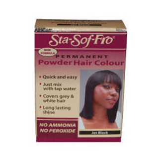Permanent Powder Hair Colour Jet Black 6gr