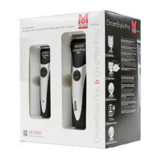 Pack Moser Chromstyle Pro + Cromini Pro Negro