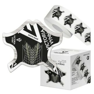 Salon Nail Forms Black 400 Uds