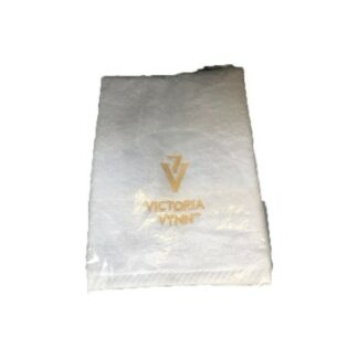 Toalla Blanca Con Logo Dorado 30x50cm