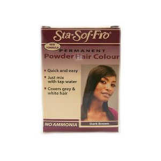 Permanent Powder Hair Colour Dark Brown 6gr
