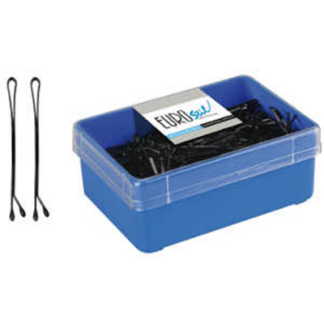Eurostil Clips Negros 300 Uds