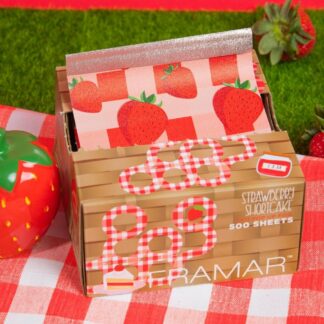 Papel De Aluminio Coloración Strawberry Shortcake 500 Láminas 12,7cm X 27,9cm