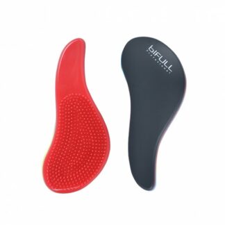 Bifull Cepillo Desenredante Tacto Gomoso Negro