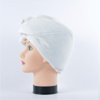Turbante Para El Pelo Extensible Blanco Turban Cosmetic Bifull
