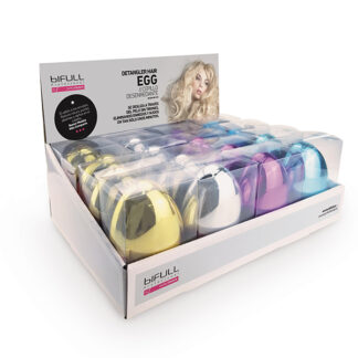 Expositor Cepillos Detangler Egg Chrome 16 Unds Bifull