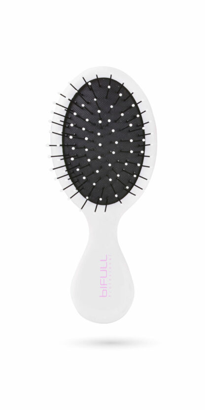 Cepillo Ovalado Soft Touch Sparkling Blanco Bifull