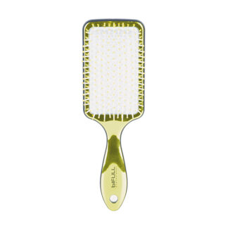 Cepillo Raqueta Metalizado 22cm Racket Chrome Dorado Bifull