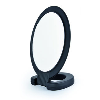Espejo Clam Negro 12.3cm Soporte Multifuncional Bifull