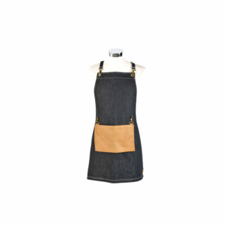 Bifull Delantal Con Bolsillo Denim 70x75cm