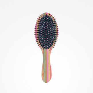 Bifull Cepillo Striped Bamboo Ovalado