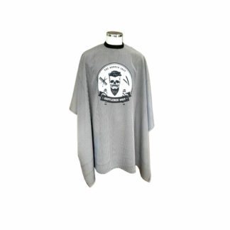 Bifull Barber Skull Capa Rayas Con Estampado Calavera 1.50x1.50m