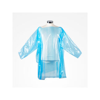 Poncho Con Mangas Azul - Especial Estetica 25 Unidades