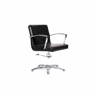 Sillon Althea Negro Con Pie Estrella