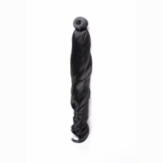 Coleta Rizada 50cm Mod 1 Negro