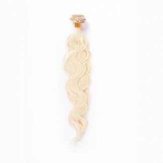 Coleta Rizada 50cm Mod 613 Rubio Platino Natural