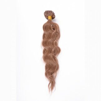 Coleta Rizada Mechas 50cm Mod 8-22 Rubio/rubio Claro Ceniza