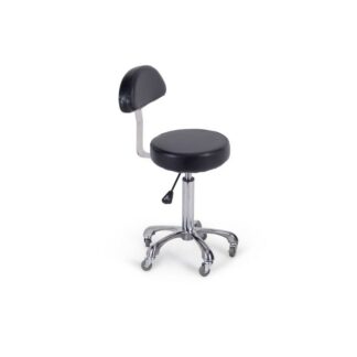 Italor Taburete Con Respaldo Fressia Negro 006 Ng3