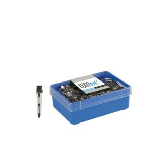 Eurostil Caja 120 Pinzas Doble Plata
