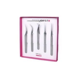 Lashy 5t pack de pinzas para extrensiones de pestañas(5 unds)