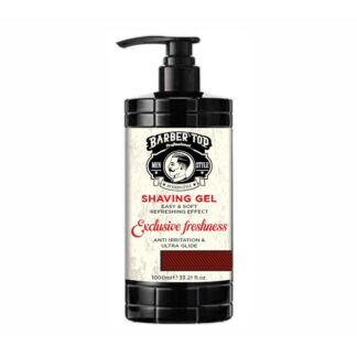 Barber top shave gel 1000 ml exclusive freshness
