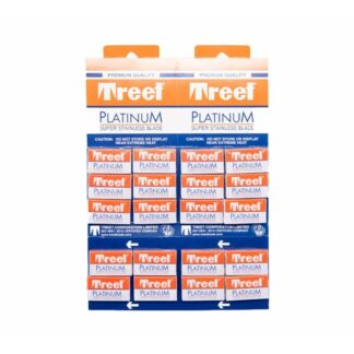 Expositor cuchillas doble filo 100 uds-20 pack 5 uds treet platinium super