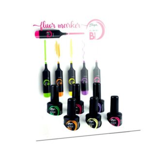 Expositor gel on-off b color fluor marker