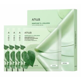 Anua heartleaf 70 soothing collagen mask x4u