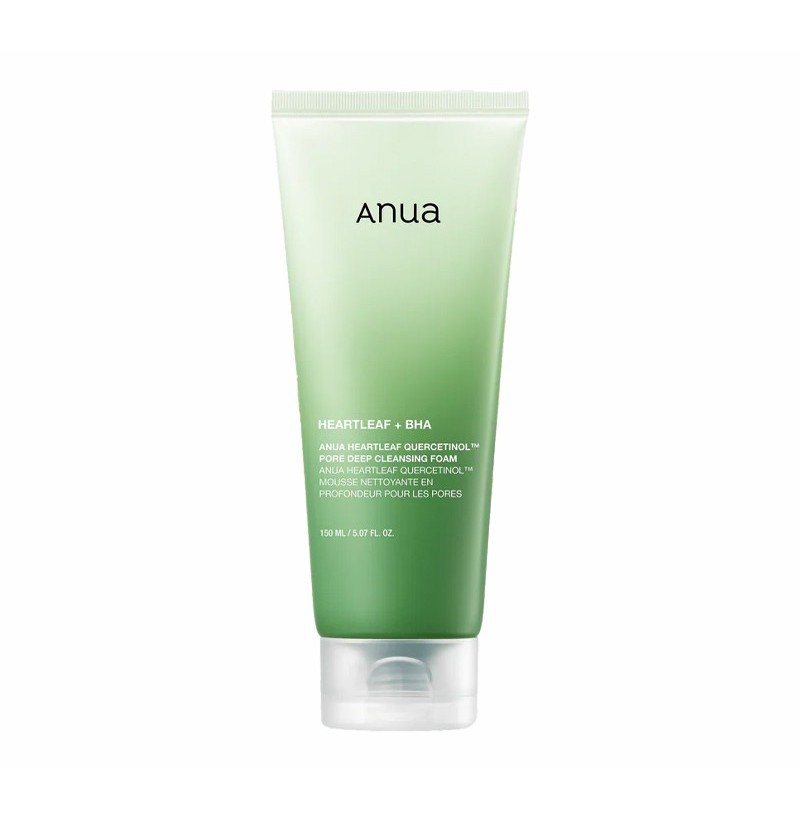 Anua heartleaf quercetinol pore deep cleansing foam 150ml