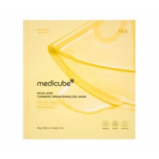Medicube kojic acid turmeric brightening gel mask 4uds