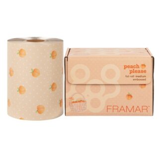 Peach please embossed roll 320 ft