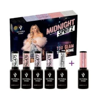 vv pack gel polish midnight spritz 475-478+ top starlit 5ux8ml