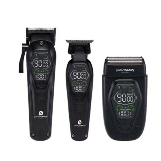 Pack máquinas clipper+trimmer+razor con tecnologia inteligente (ai)helion perfect beauty